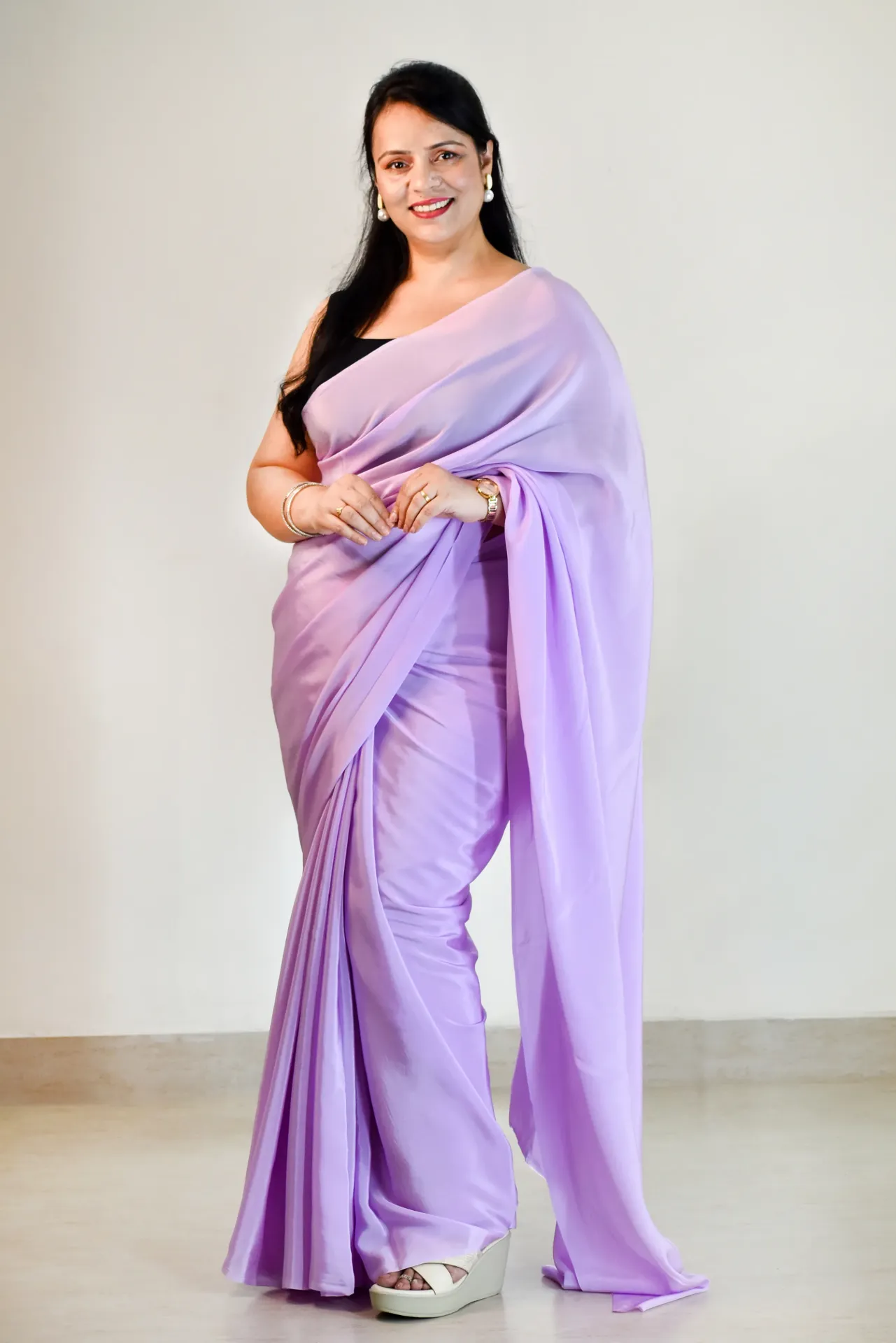 Lavender Whisper Saree